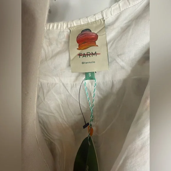 Farm Rio Tropical Lightness Floral Cotton Maxi Dress - Picture 12 of 15